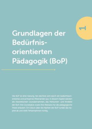 Bedürfnisorientierte Pädagogik (BoP) verstehen, einordnen, anwenden