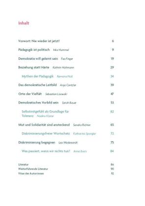 Haltung zeigen für demokratische Werte in Kita, Ganztag und Schule