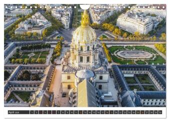 Bonjour Paris (Wandkalender 2026 DIN A4 quer), CALVENDO Monatskalender