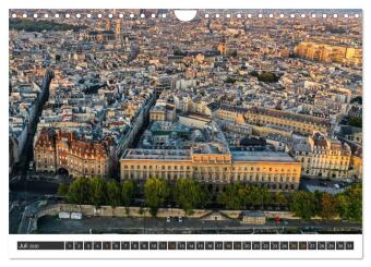 Bonjour Paris (Wandkalender 2026 DIN A4 quer), CALVENDO Monatskalender