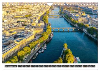 Bonjour Paris (Wandkalender 2026 DIN A4 quer), CALVENDO Monatskalender
