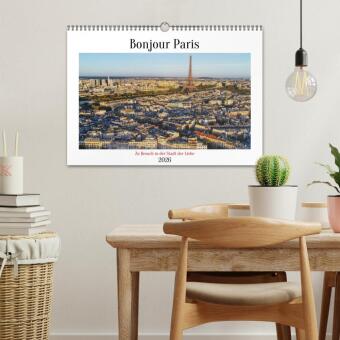 Bonjour Paris (Wandkalender 2026 DIN A3 quer), CALVENDO Monatskalender