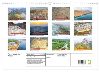 Peru - Magie der Anden (Wandkalender 2026 DIN A3 quer), CALVENDO Monatskalender