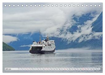 Norwegen erkunden mit dem Wohnmobil (Tischkalender 2026 DIN A5 quer), CALVENDO Monatskalender