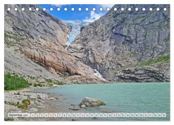 Norwegen erkunden mit dem Wohnmobil (Tischkalender 2026 DIN A5 quer), CALVENDO Monatskalender