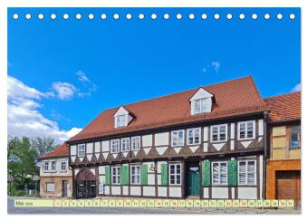 Burg bei Magdeburg (Tischkalender 2026 DIN A5 quer), CALVENDO Monatskalender