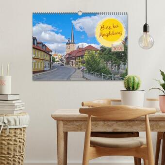 Burg bei Magdeburg (Wandkalender 2026 DIN A3 quer), CALVENDO Monatskalender