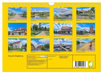 Burg bei Magdeburg (Wandkalender 2026 DIN A4 quer), CALVENDO Monatskalender