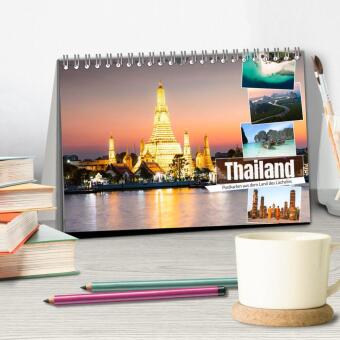 Thailand - Postkarten aus dem Land des Lächelns (Tischkalender 2026 DIN A5 quer), CALVENDO Monatskalender