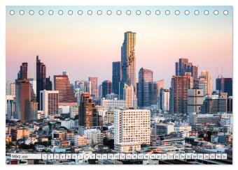 Thailand - Postkarten aus dem Land des Lächelns (Tischkalender 2026 DIN A5 quer), CALVENDO Monatskalender