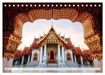 Thailand - Postkarten aus dem Land des Lächelns (Tischkalender 2026 DIN A5 quer), CALVENDO Monatskalender