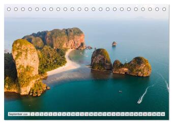 Thailand - Postkarten aus dem Land des Lächelns (Tischkalender 2026 DIN A5 quer), CALVENDO Monatskalender