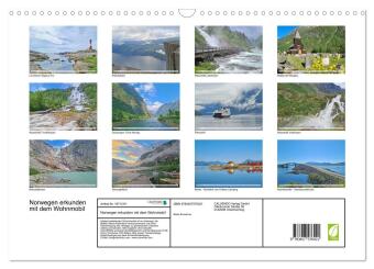 Norwegen erkunden mit dem Wohnmobil (Wandkalender 2026 DIN A3 quer), CALVENDO Monatskalender