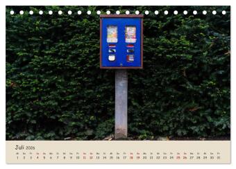 Kaugummiautomaten (Tischkalender 2026 DIN A5 quer), CALVENDO Monatskalender