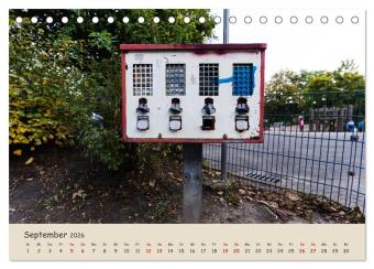 Kaugummiautomaten (Tischkalender 2026 DIN A5 quer), CALVENDO Monatskalender