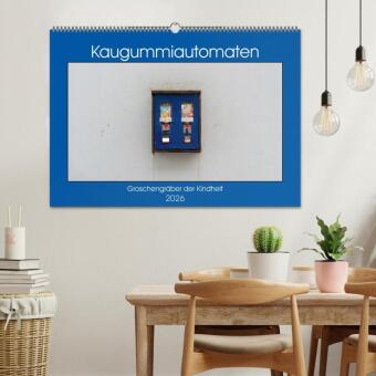 Kaugummiautomaten (Wandkalender 2026 DIN A2 quer), CALVENDO Monatskalender