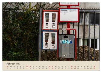 Kaugummiautomaten (Wandkalender 2026 DIN A2 quer), CALVENDO Monatskalender