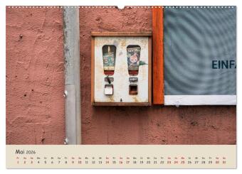Kaugummiautomaten (Wandkalender 2026 DIN A2 quer), CALVENDO Monatskalender