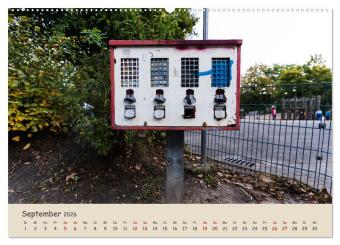 Kaugummiautomaten (Wandkalender 2026 DIN A2 quer), CALVENDO Monatskalender