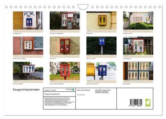Kaugummiautomaten (Wandkalender 2026 DIN A4 quer), CALVENDO Monatskalender