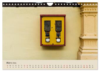 Kaugummiautomaten (Wandkalender 2026 DIN A4 quer), CALVENDO Monatskalender