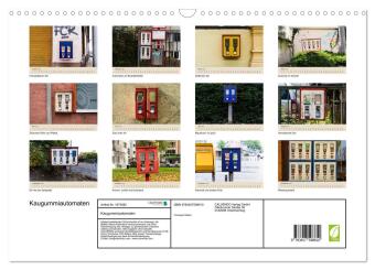 Kaugummiautomaten (Wandkalender 2026 DIN A3 quer), CALVENDO Monatskalender