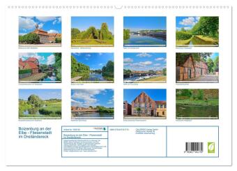 Boizenburg an der Elbe - Fliesenstadt im Dreiländereck (hochwertiger Premium Wandkalender 2026 DIN A2 quer), Kunstdruck in Hochglanz