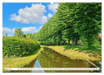 Boizenburg an der Elbe - Fliesenstadt im Dreiländereck (hochwertiger Premium Wandkalender 2026 DIN A2 quer), Kunstdruck in Hochglanz