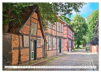 Boizenburg an der Elbe - Fliesenstadt im Dreiländereck (hochwertiger Premium Wandkalender 2026 DIN A2 quer), Kunstdruck in Hochglanz