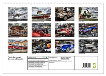 Technikmuseum Speyer & Sinsheim (Wandkalender 2026 DIN A2 quer), CALVENDO Monatskalender