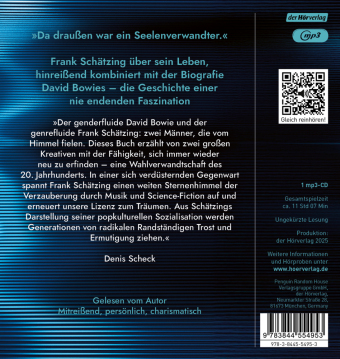 Spaceboy. Über David Bowie. Über mich.,1 Audio-CD, 1 MP3