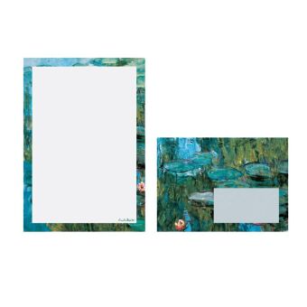 Briefpapier Set Monet, Seerosen