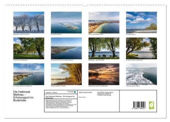 Die Halbinsel Mettnau - Erholungsort im Bodensee (hochwertiger Premium Wandkalender 2026 DIN A2 quer), Kunstdruck in Hochglanz