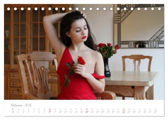 Erotik Fotoart - Frauen sexy & elegant (Tischkalender 2026 DIN A5 quer), CALVENDO Monatskalender