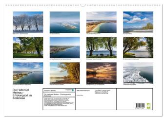 Die Halbinsel Mettnau - Erholungsort im Bodensee (Wandkalender 2026 DIN A2 quer), CALVENDO Monatskalender