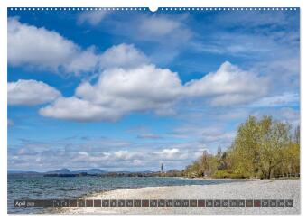 Die Halbinsel Mettnau - Erholungsort im Bodensee (Wandkalender 2026 DIN A2 quer), CALVENDO Monatskalender
