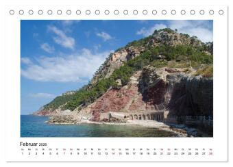 Mallorca - Stille Orte (Tischkalender 2026 DIN A5 quer), CALVENDO Monatskalender