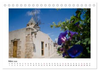 Mallorca - Stille Orte (Tischkalender 2026 DIN A5 quer), CALVENDO Monatskalender