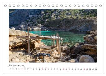 Mallorca - Stille Orte (Tischkalender 2026 DIN A5 quer), CALVENDO Monatskalender