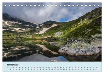 Unbekanntes Bulgarien (Tischkalender 2026 DIN A5 quer), CALVENDO Monatskalender