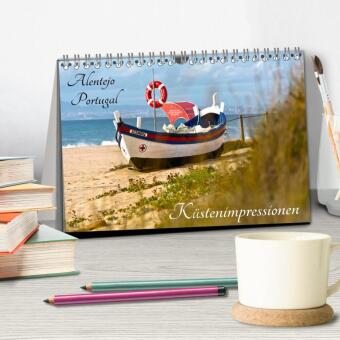 Alentejo Portugal - Küstenimpressionen (Tischkalender 2026 DIN A5 quer), CALVENDO Monatskalender