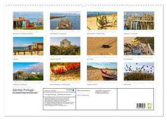 Alentejo Portugal - Küstenimpressionen (Wandkalender 2026 DIN A2 quer), CALVENDO Monatskalender