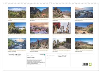 Teneriffa in Bildern (Wandkalender 2026 DIN A2 quer), CALVENDO Monatskalender