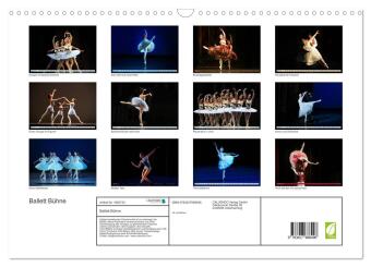 Ballett Bühne (Wandkalender 2026 DIN A3 quer), CALVENDO Monatskalender