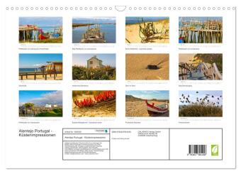 Alentejo Portugal - Küstenimpressionen (Wandkalender 2026 DIN A3 quer), CALVENDO Monatskalender