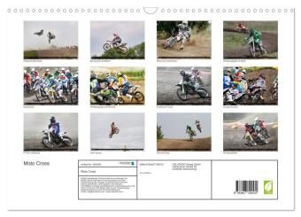 Moto Cross (Wandkalender 2026 DIN A3 quer), CALVENDO Monatskalender