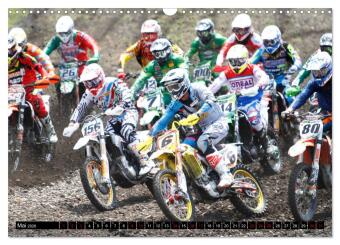 Moto Cross (Wandkalender 2026 DIN A3 quer), CALVENDO Monatskalender