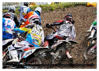 Moto Cross (Wandkalender 2026 DIN A3 quer), CALVENDO Monatskalender