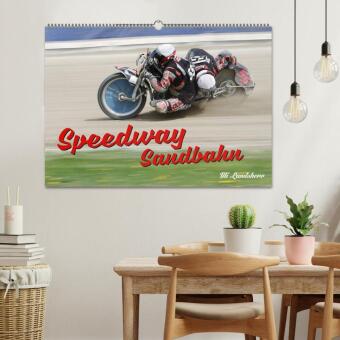Speedway Sandbahn (Wandkalender 2026 DIN A2 quer), CALVENDO Monatskalender