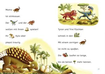 Leseprofis - Mit Bildern lesen lernen: Zwei Dinos wollen nach Hause, Erstes Lesen